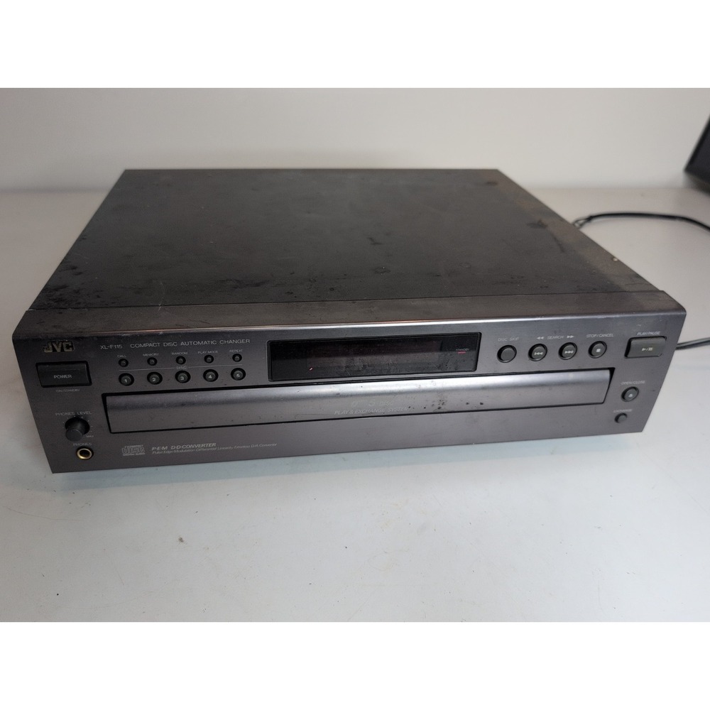 JVC XL-F115 5-Disc Changer CD Player Vintage